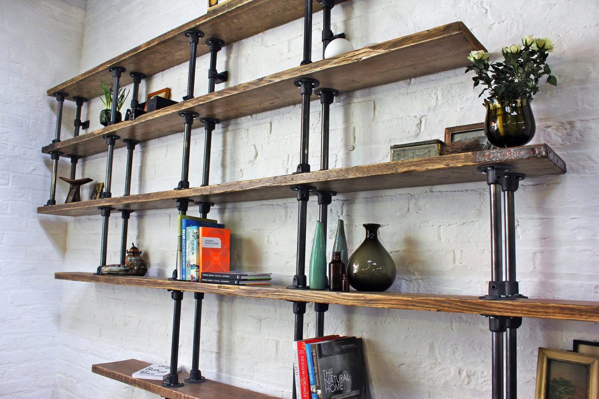 Полка из круглой трубы