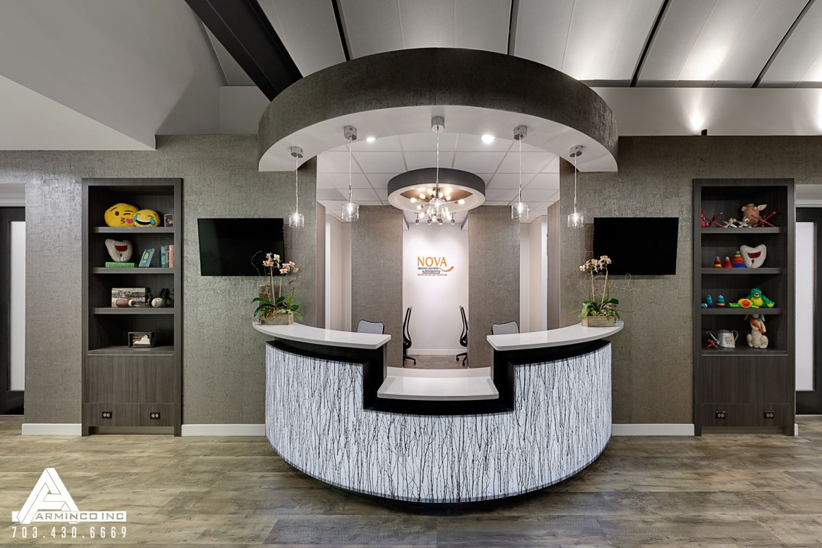 Краска магазин ресепшен dizayn