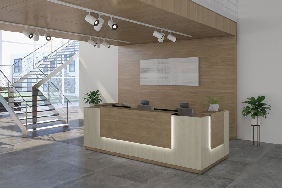 Юнитекс стойки ресепшн «a4» мокко