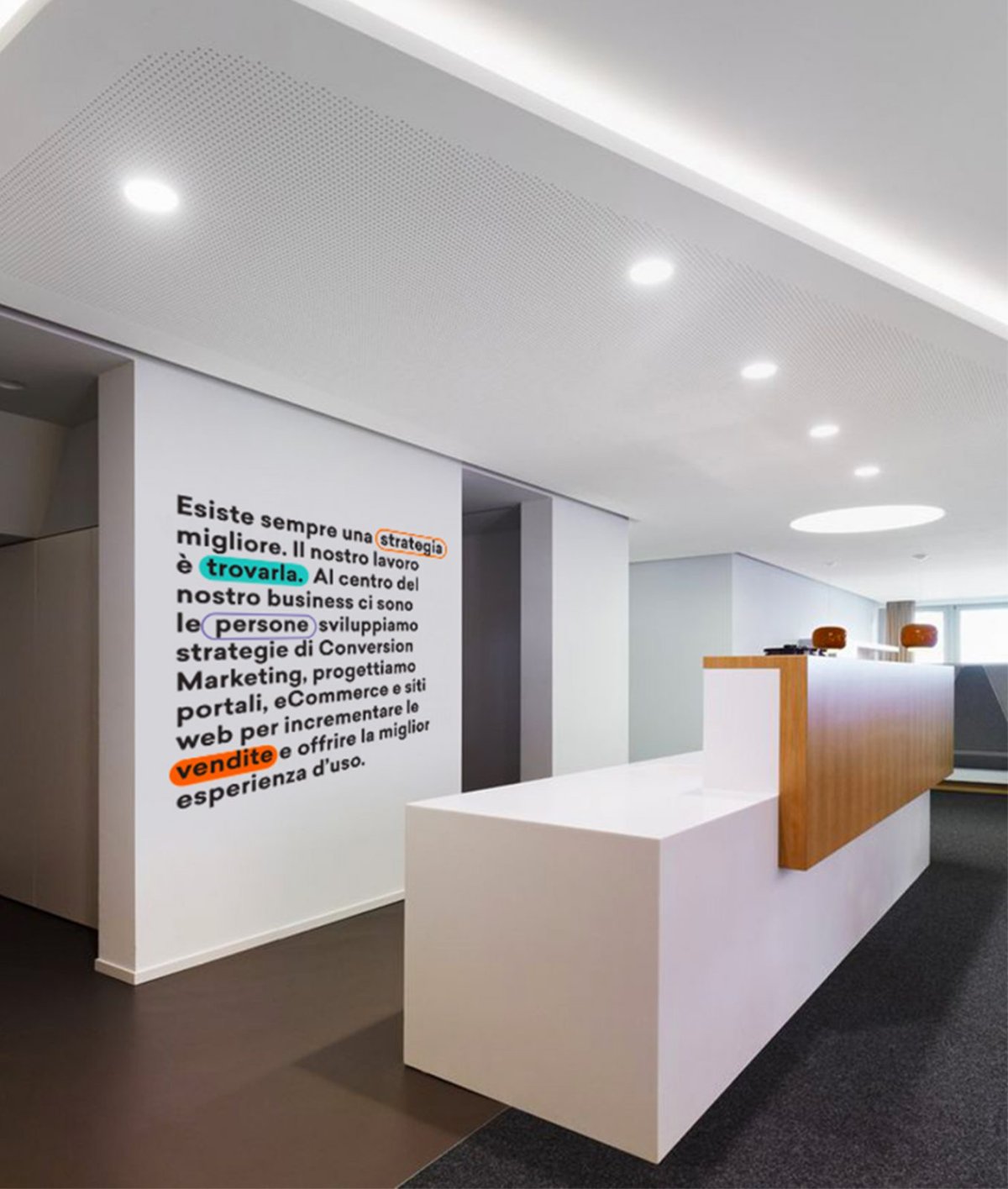 Ресепшн в стиле Минимализм