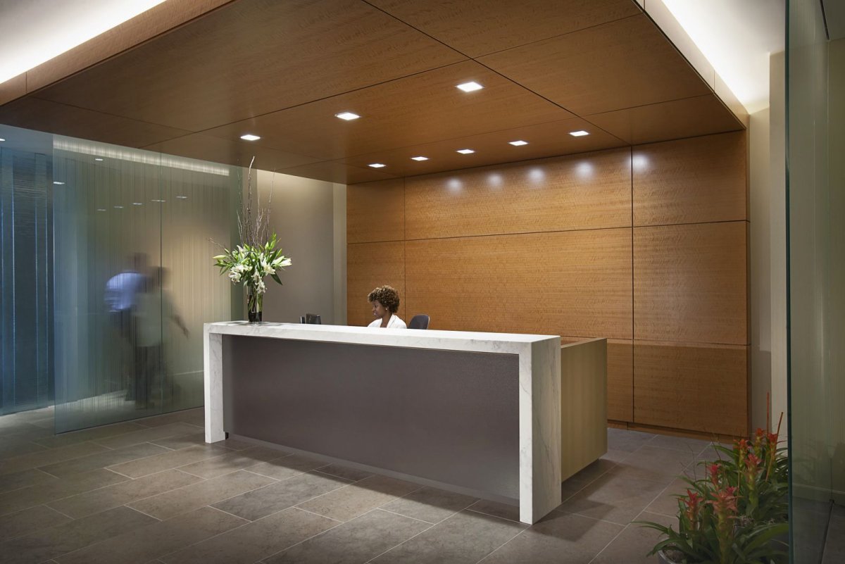 Освещение ресепшн