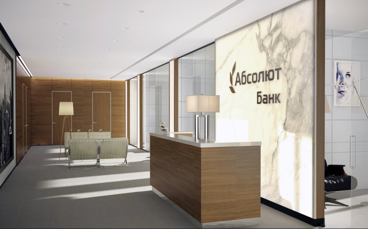 Интерьер зоны ресепшн