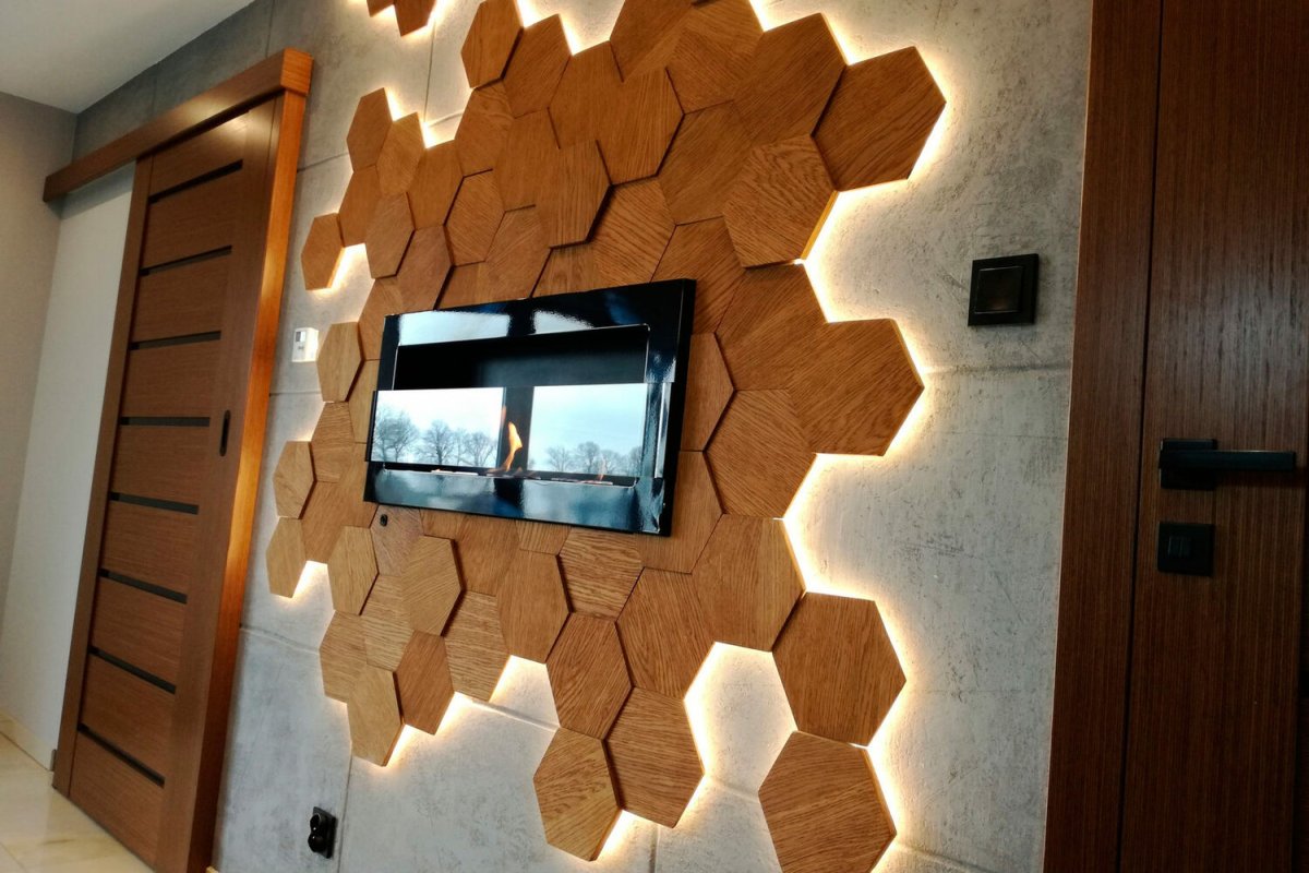 Деревянный декор в интерьере