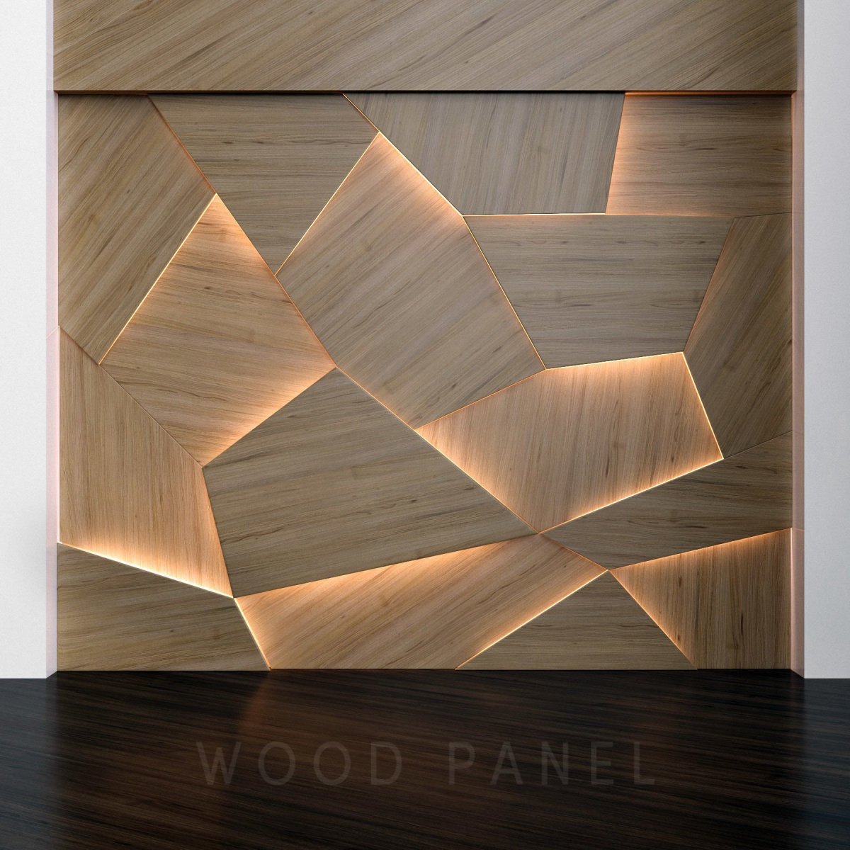Wood Panel with Light