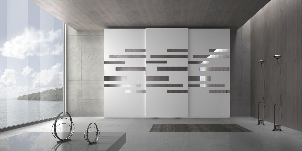 Шкаф в стиле Хай тек