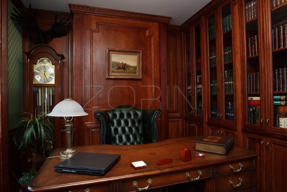 Кабинет директора в английском стиле