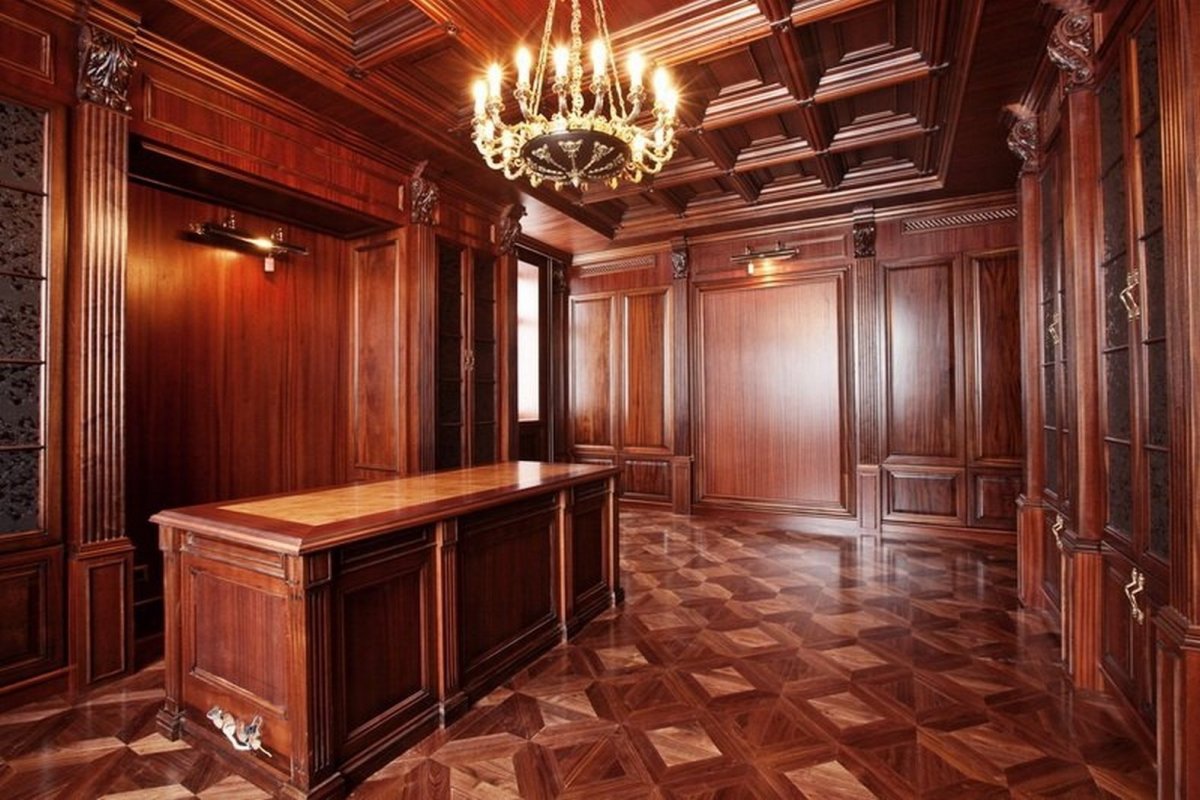 Кабинет в староанглийском стиле