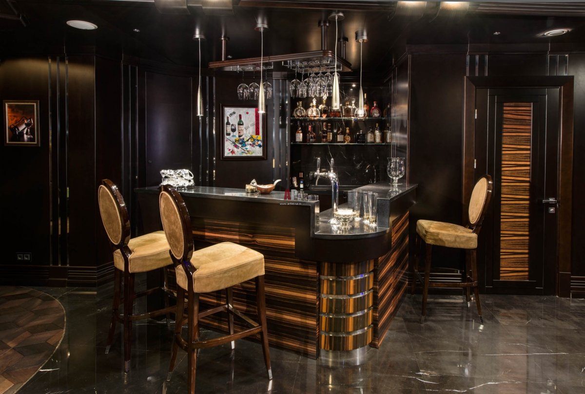 Барная стойка в загородном доме