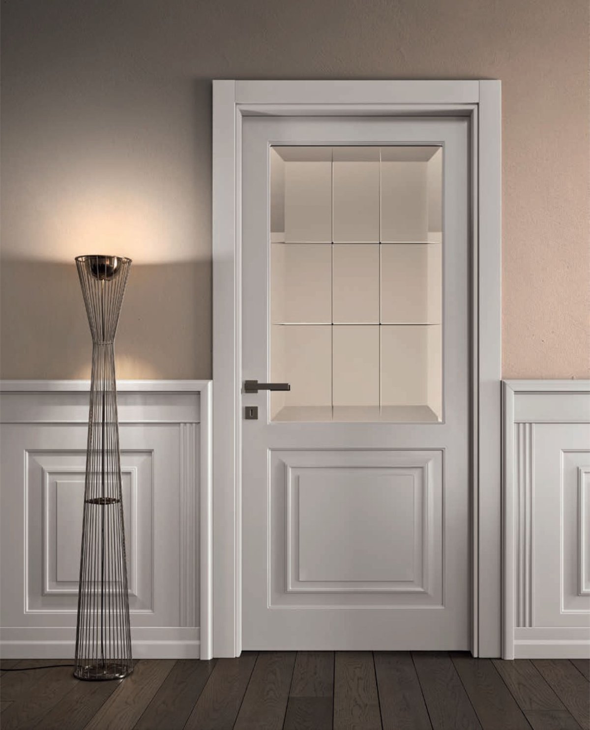 Обрамление проема молдингом