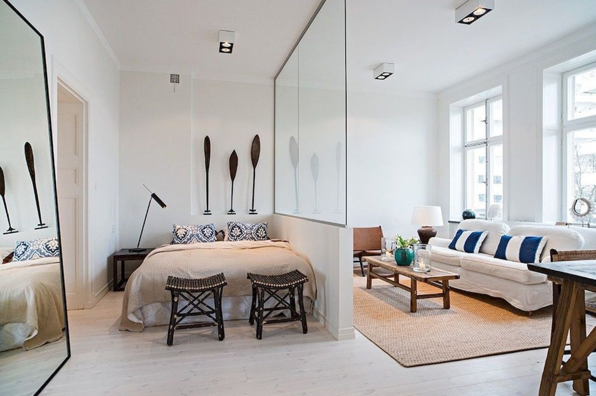 Перегородка для зонирования комнаты