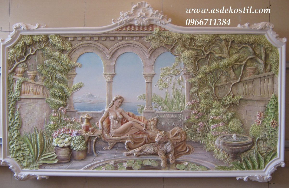 Скульптурный портрет горельеф