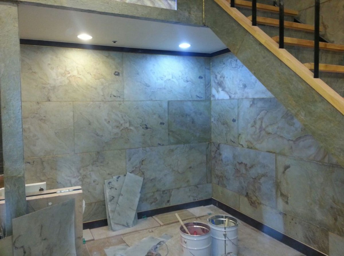 Каменный шпон под Оникс