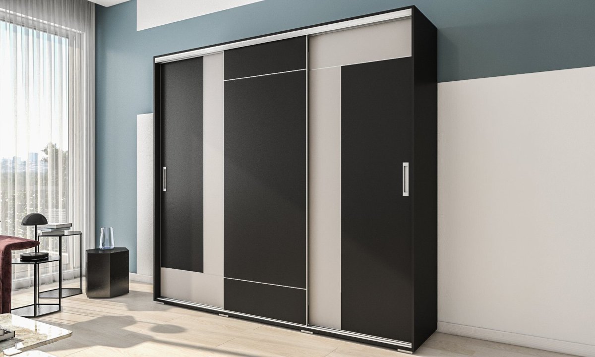 Современные черные шкафы