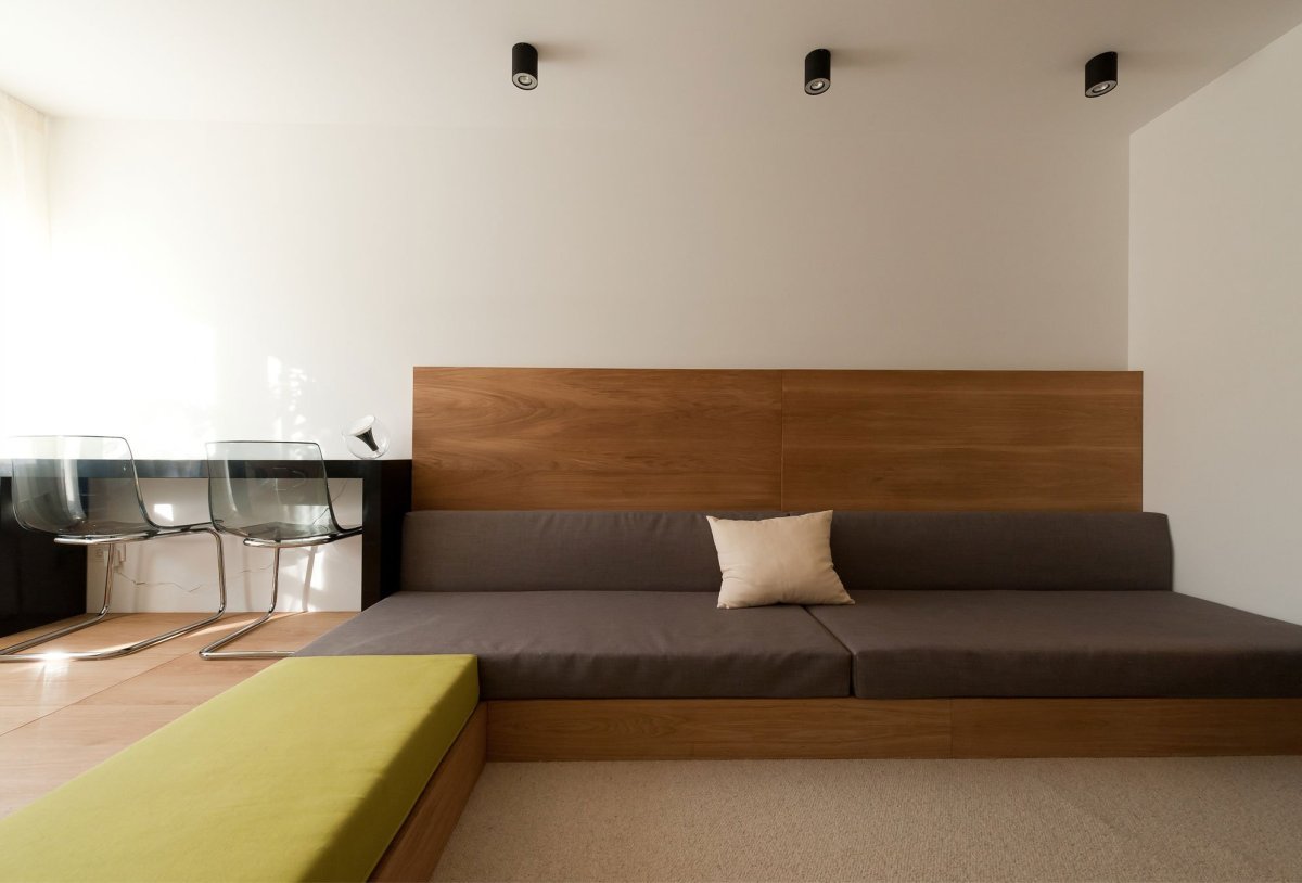 Гостиная с диваном Минимализм