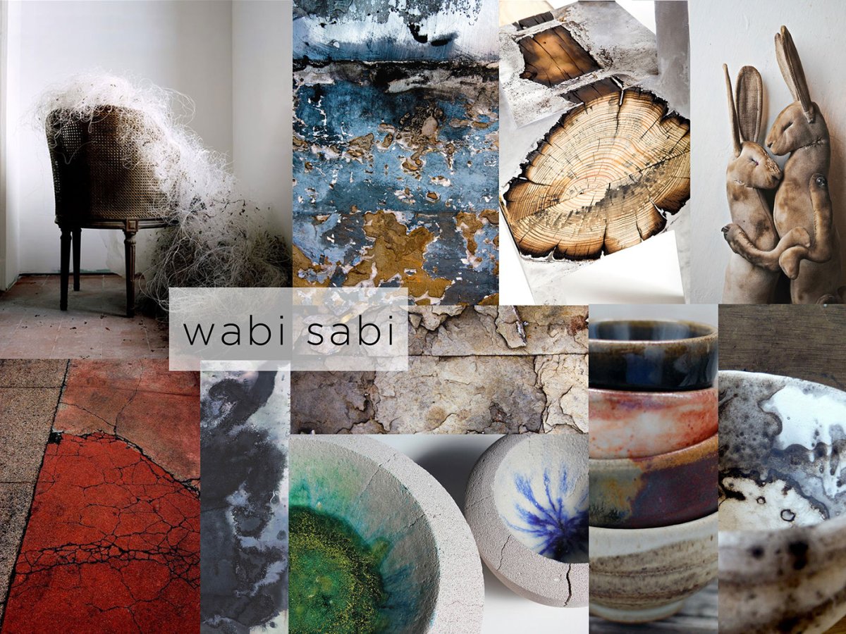 Стена Ваби Саби текстура