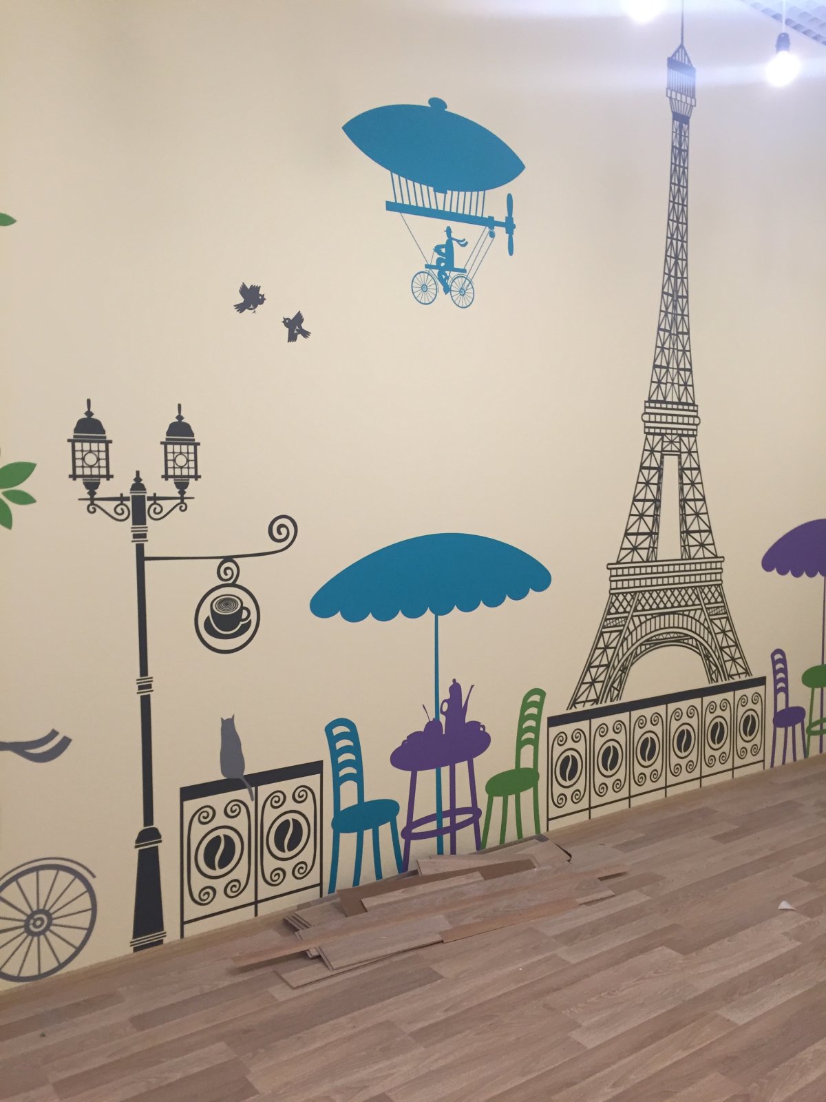 Роспись стен в интерьере