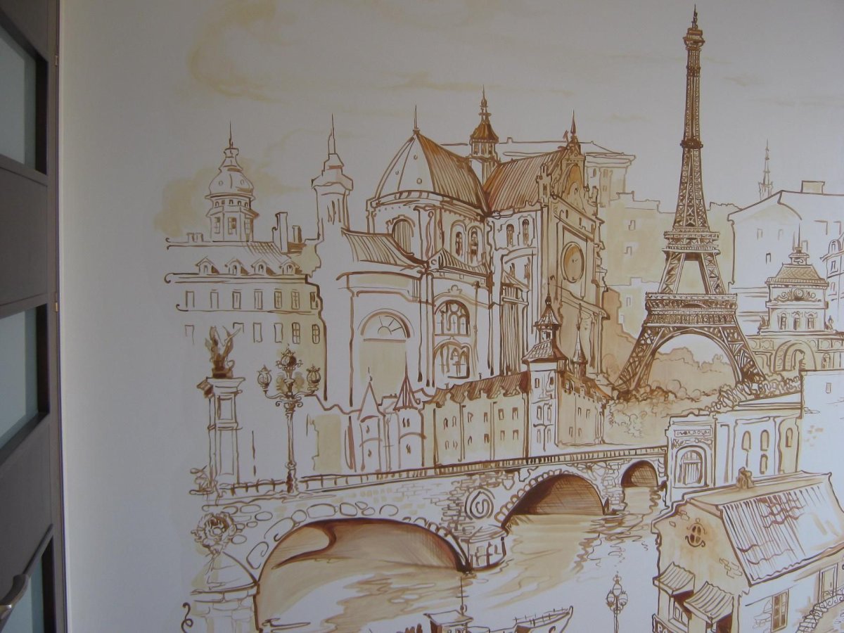 Художественная роспись стен Графика