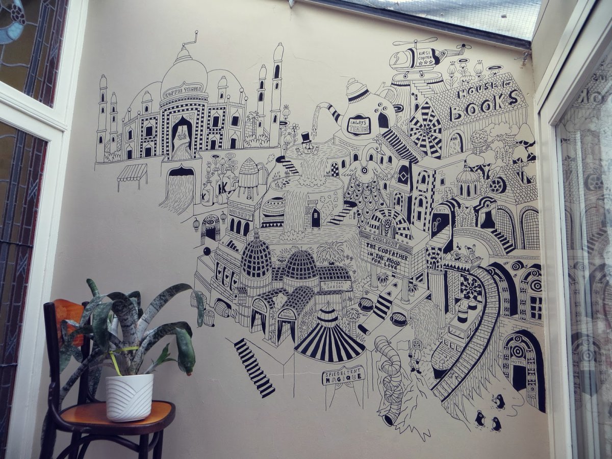 Фотообои Париж Эйфелева башня в интерьере