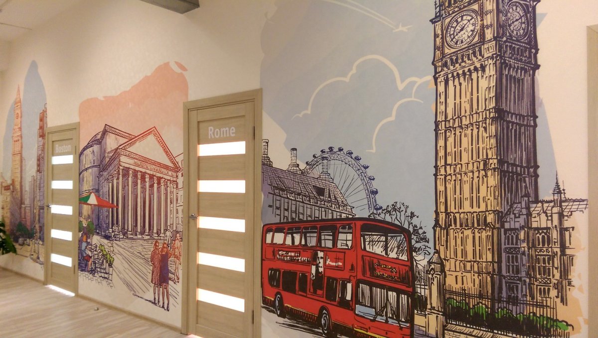 Итальянская роспись стен