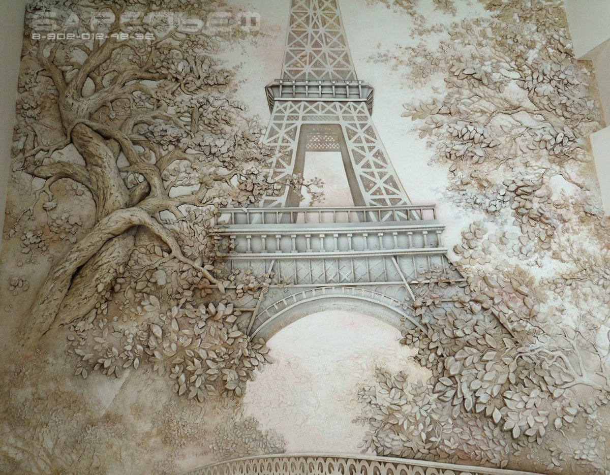 Настенная роспись Париж