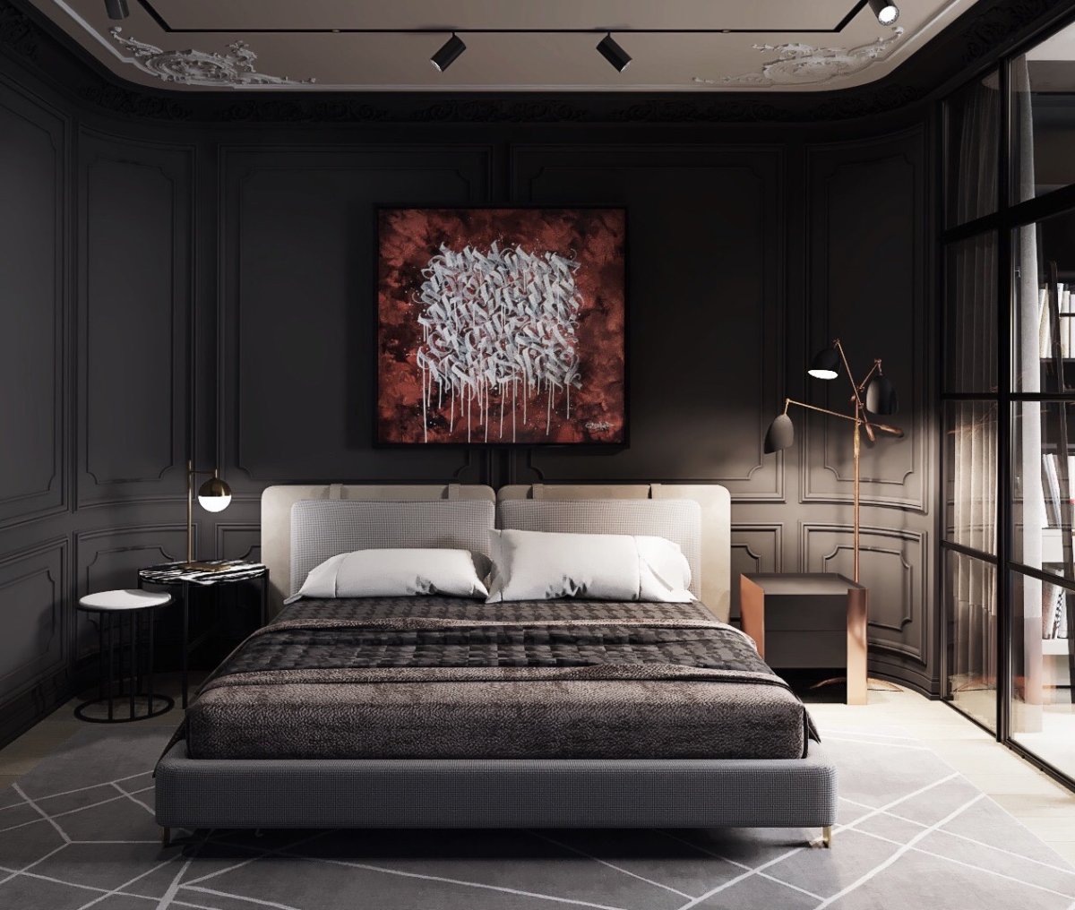 Каллиграфия в интерьере