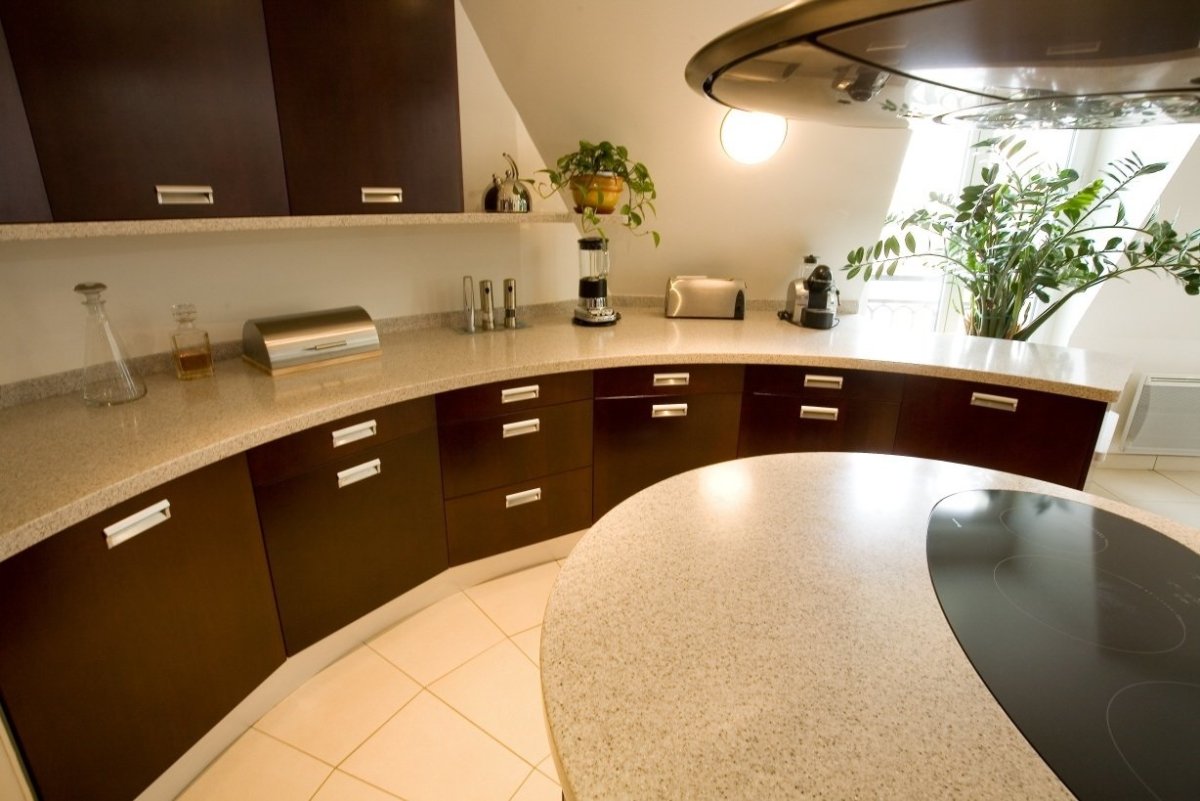 Столешница полукруглая