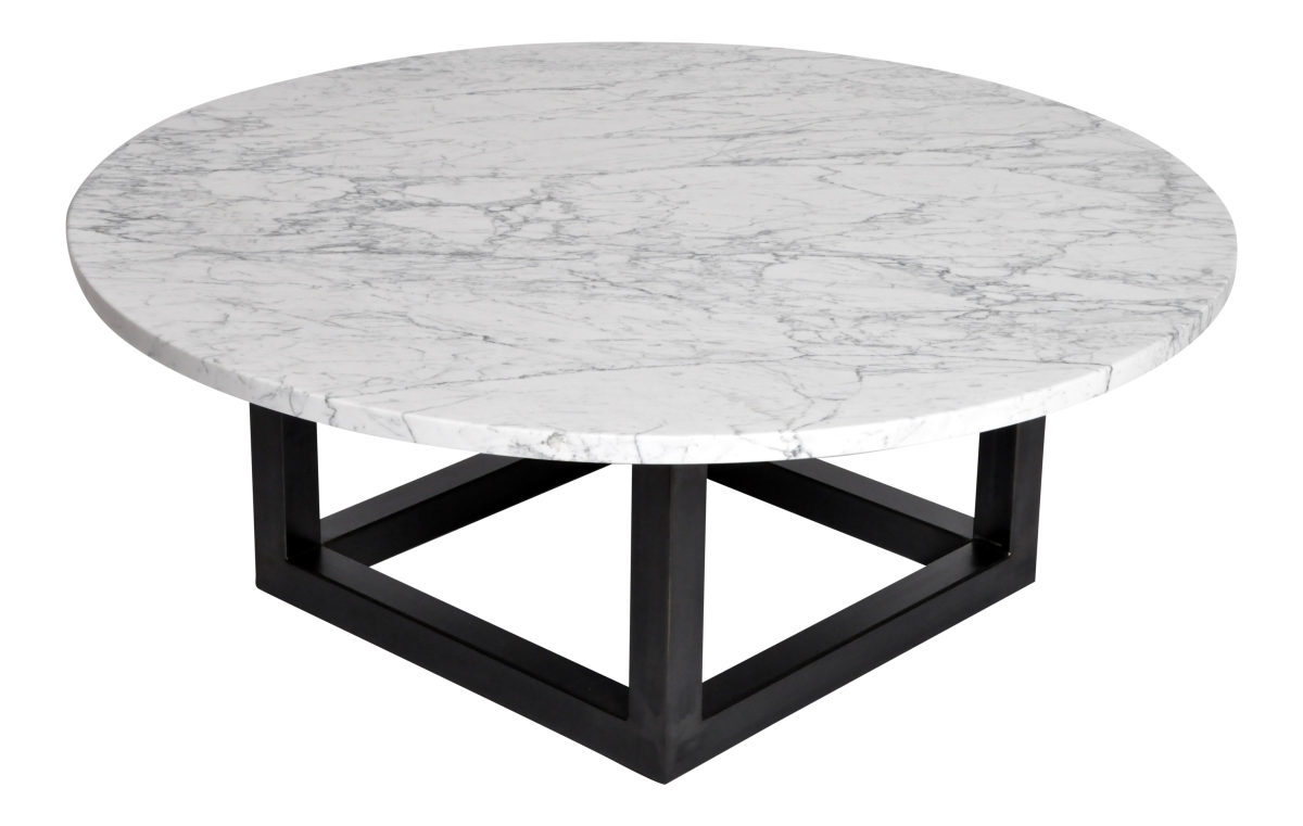 Round Moroccan Cocktail Table Gold столешница мрамор