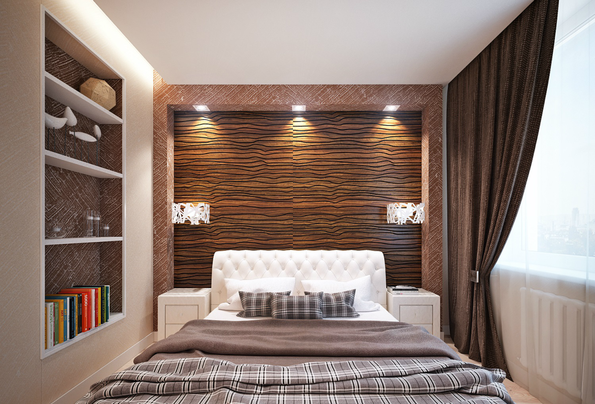 Ниша в стене в спальне