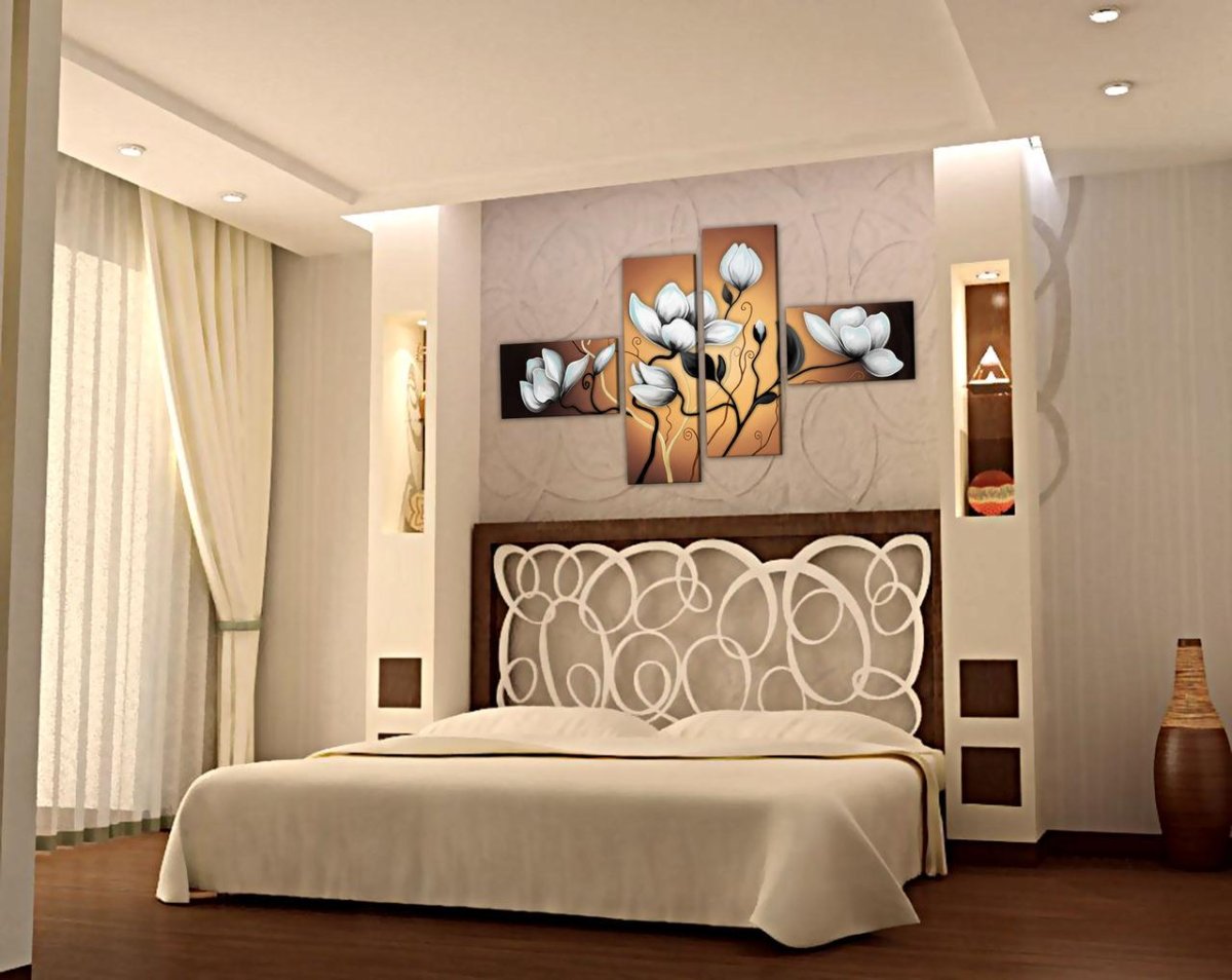 Кровать встроенная в нишу