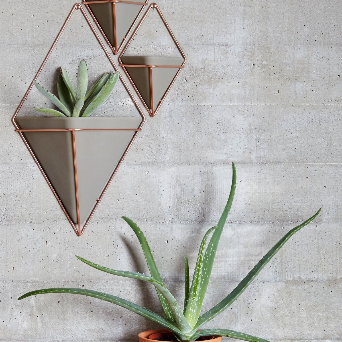 Маленькие горшочки на стену