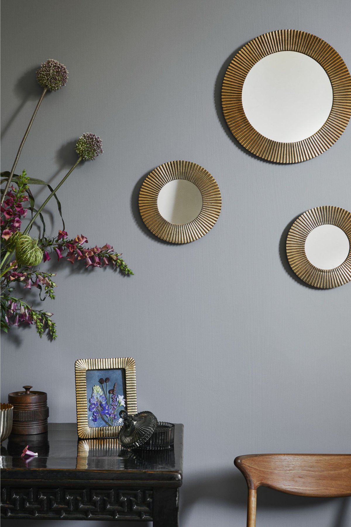 Круглые зеркала декор тесьма своими руками