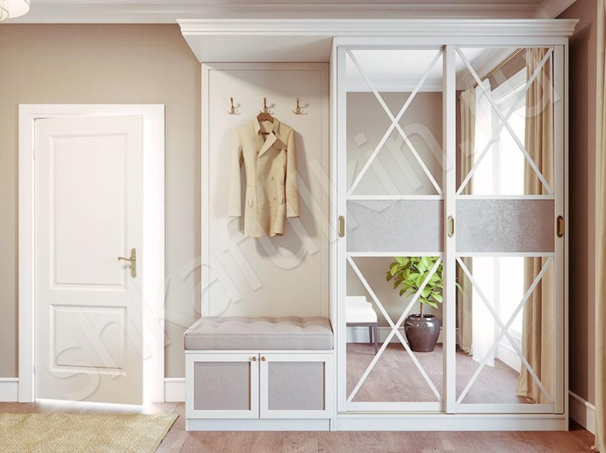 Красивые современные зеркальные двери