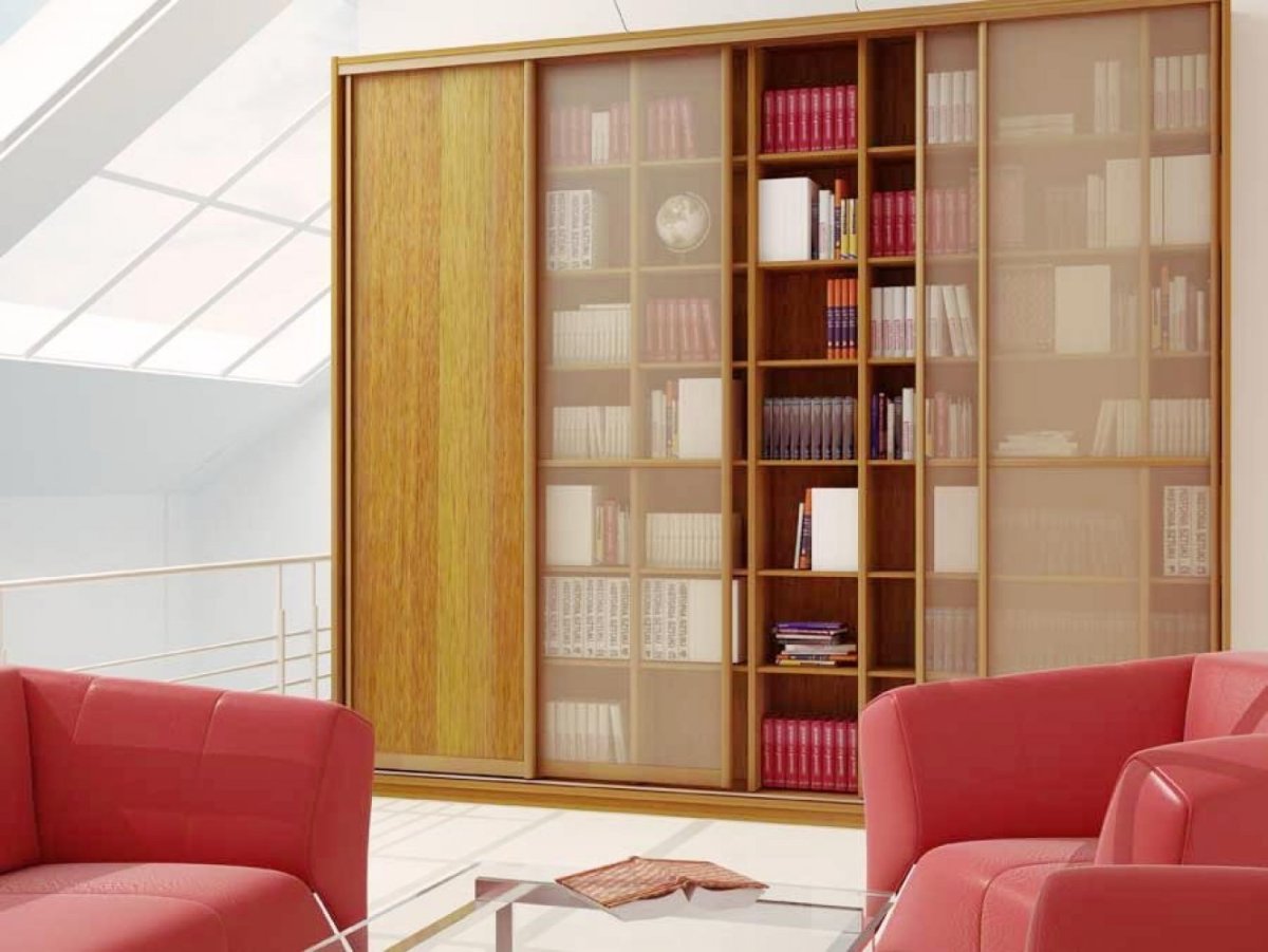 Книжный шкаф купе