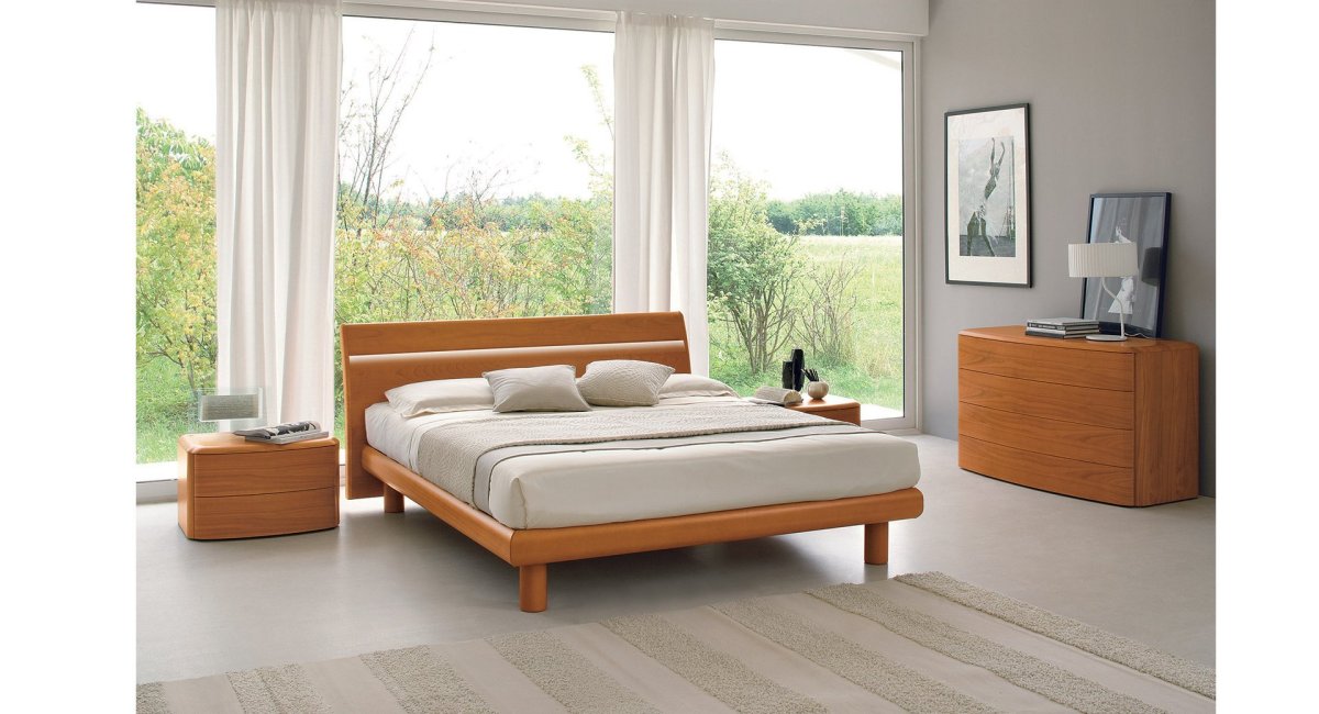 Дизайн стен в спальне