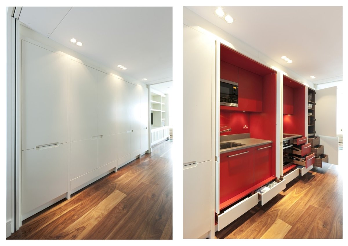 Встроенный холодильник в кухонный гарнитур