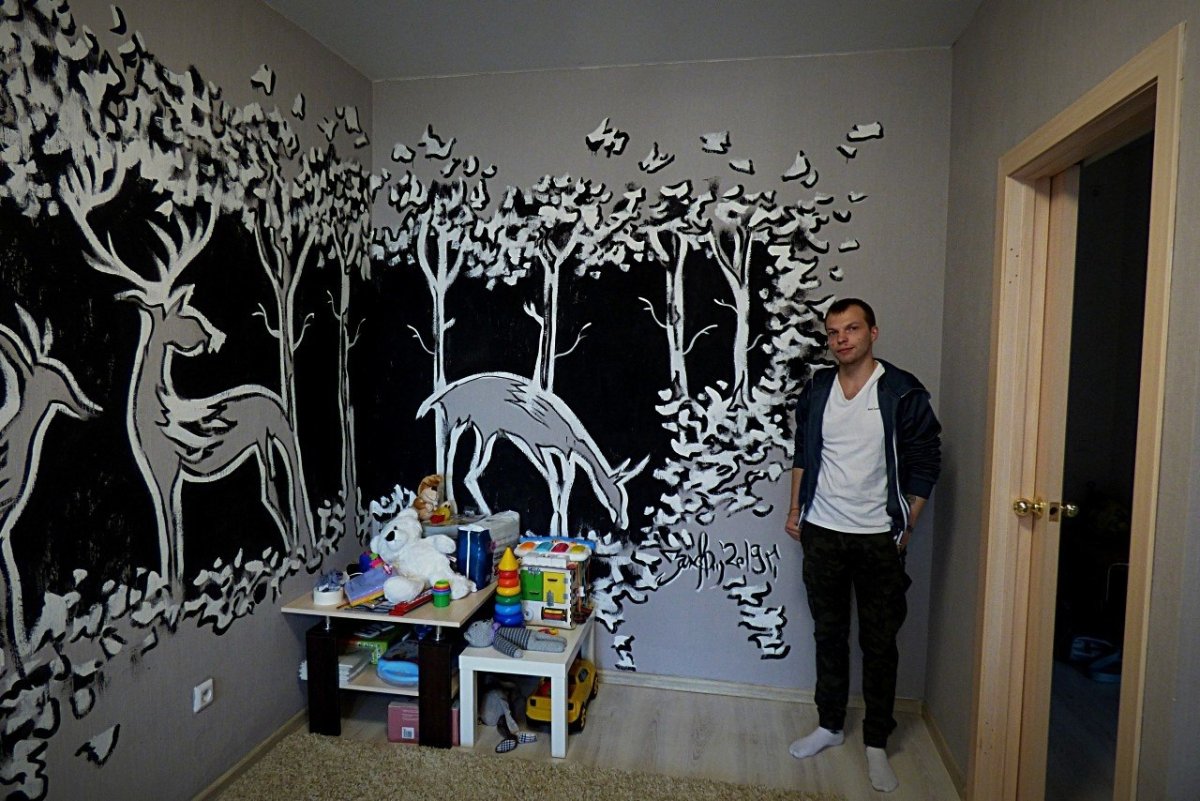 Художественная роспись стен