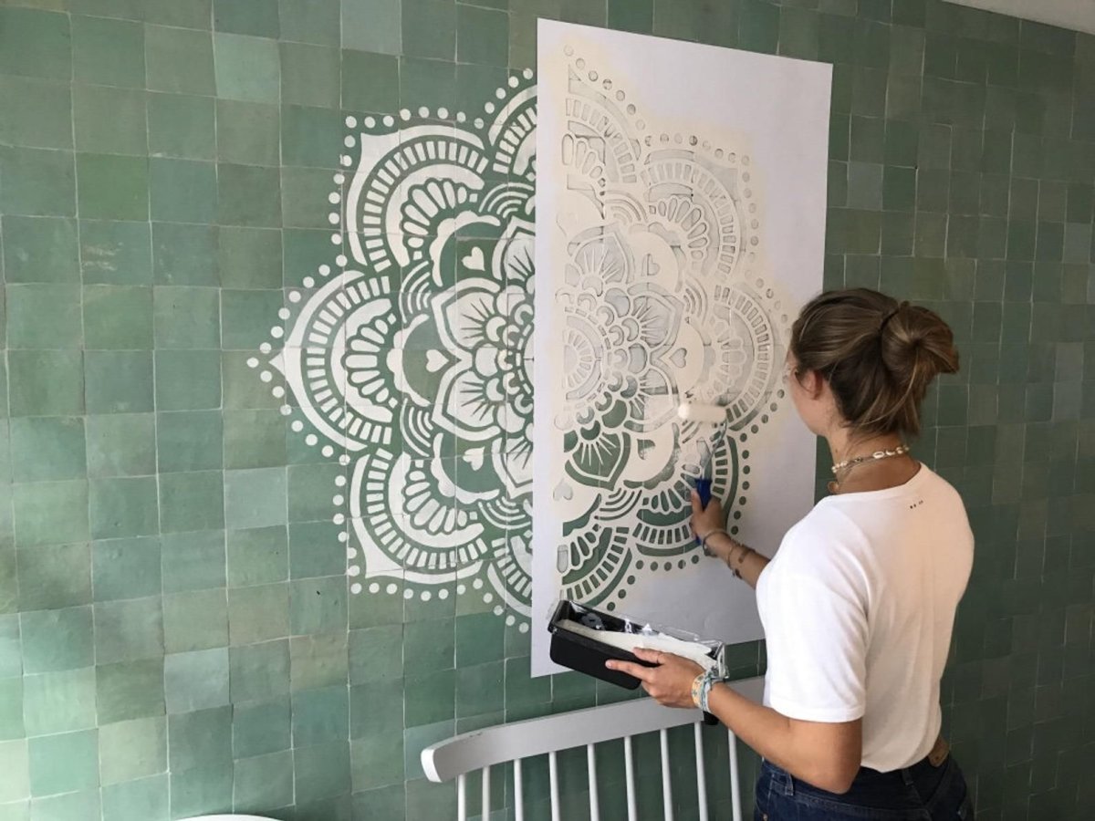 Трафаретная роспись