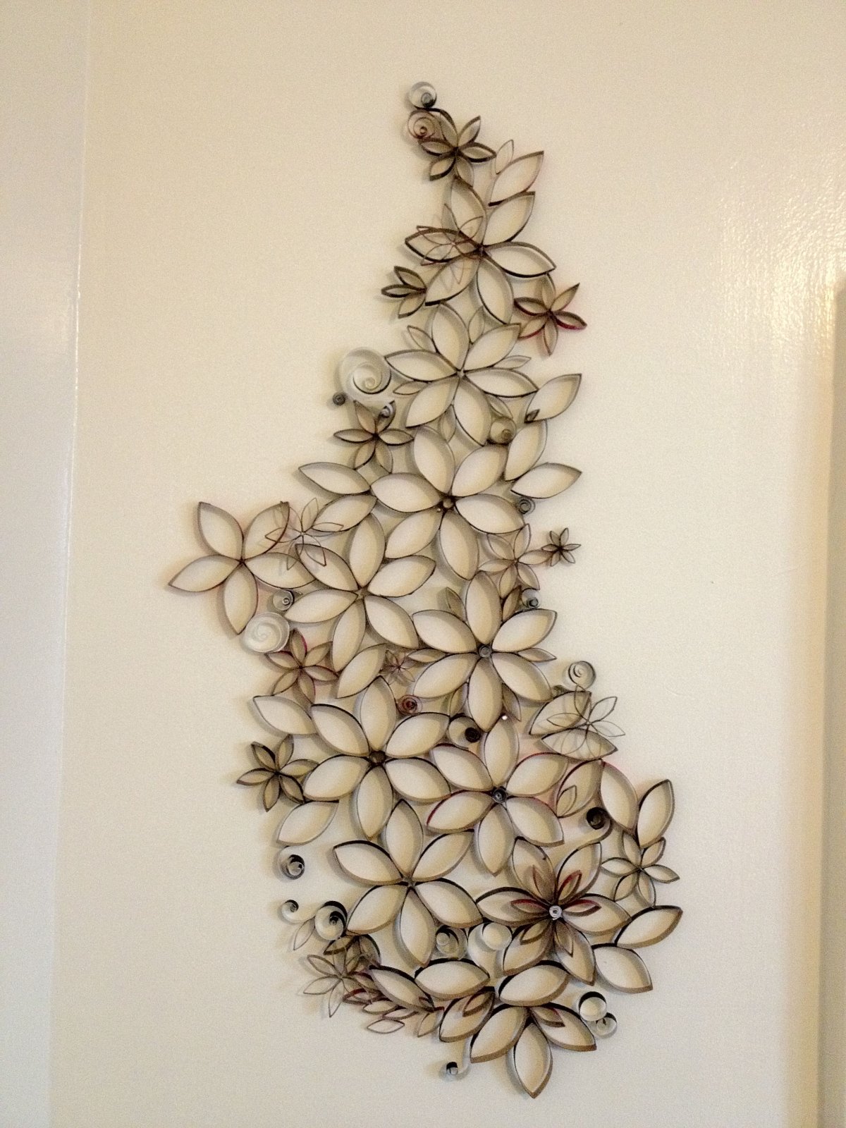 Панно из втулок