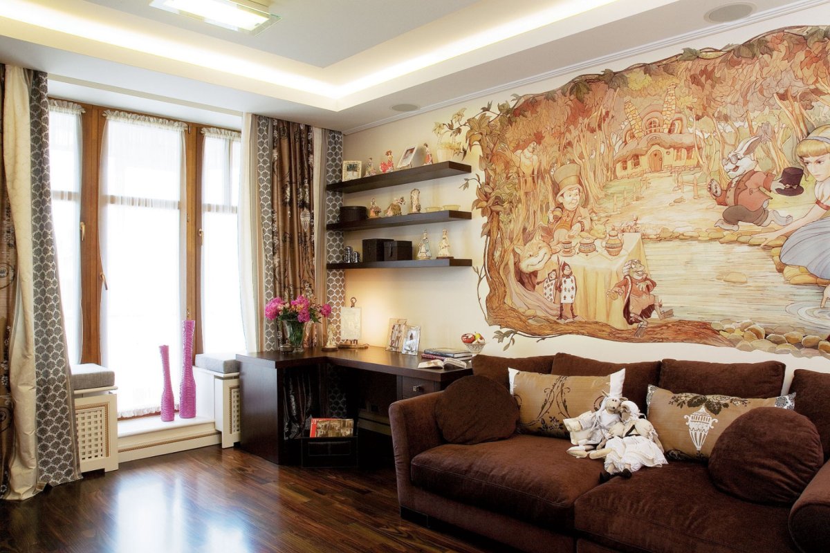 Фрески в современном интерьере Affresco