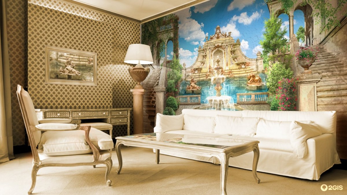 Панно в классическом интерьере