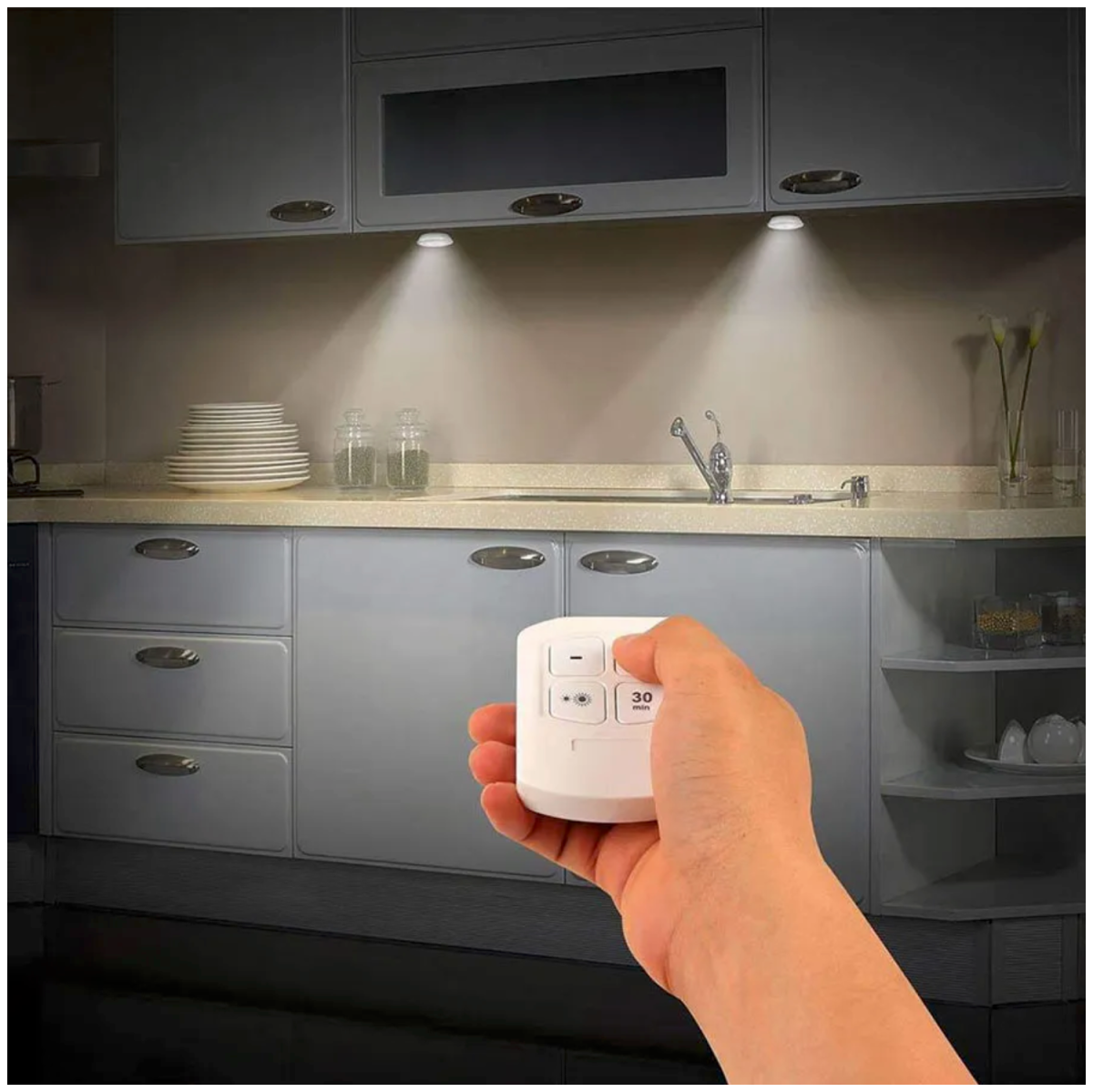 Варианты подсветки кухни