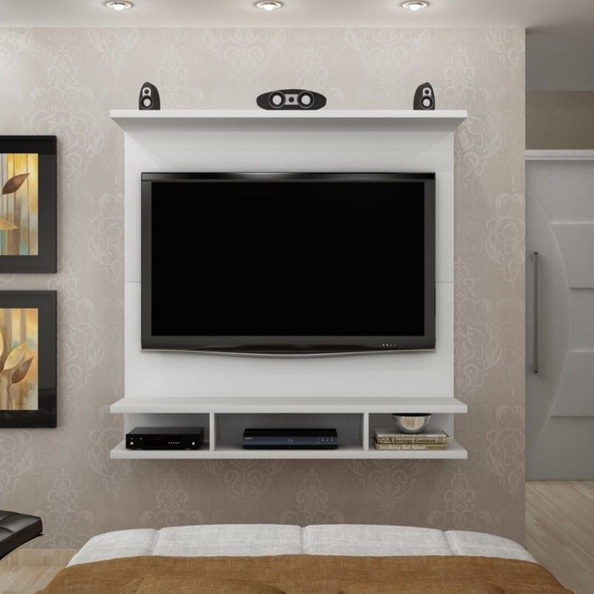 Настенные телевизоры для спальни