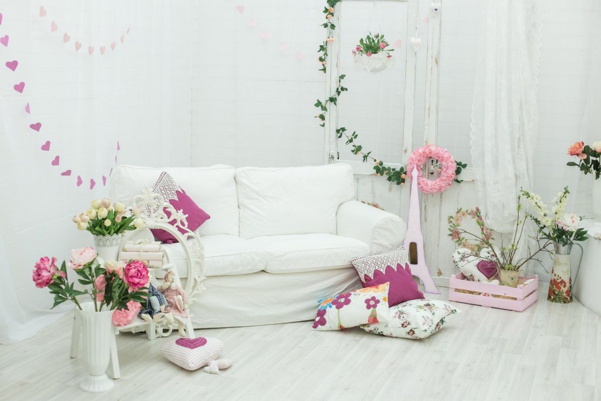 Весенний интерьер фотостудии