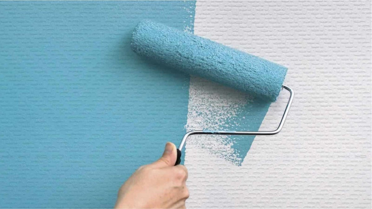 Стены Покрашенные водоэмульсионной