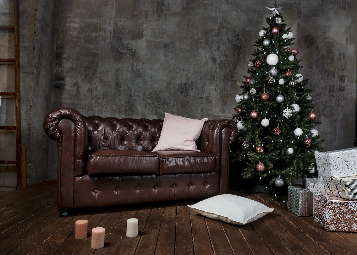 Фотостудия в стиле лофт Новогодняя