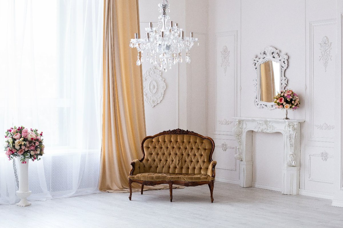 Белый интерьер фотостудии