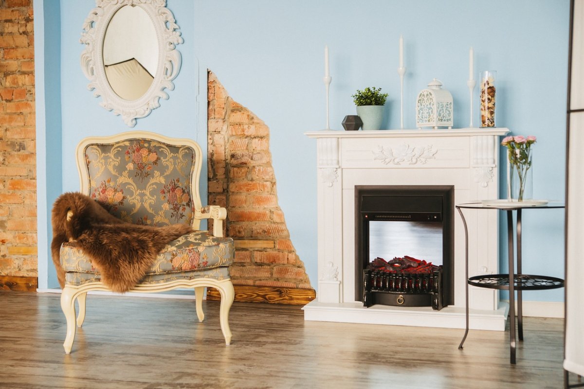 Фотостудия с камином