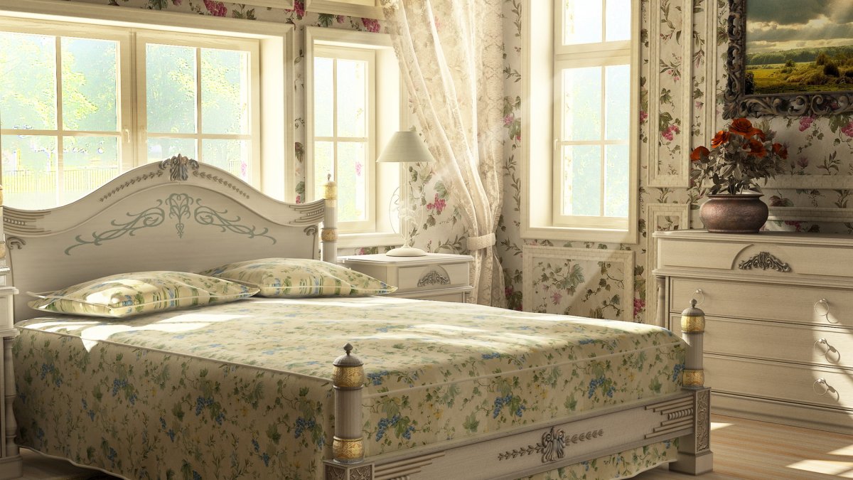 Покрывало в стиле Прованс