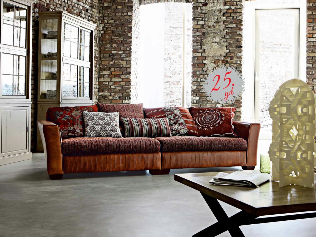 Кирпичный цвет в интерьере