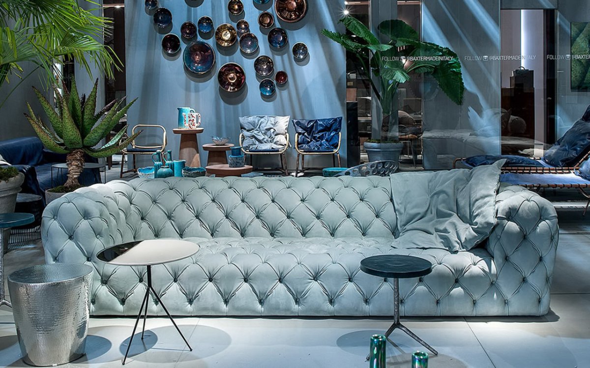 Банкетка с каретной стяжкой Ивор в 96н